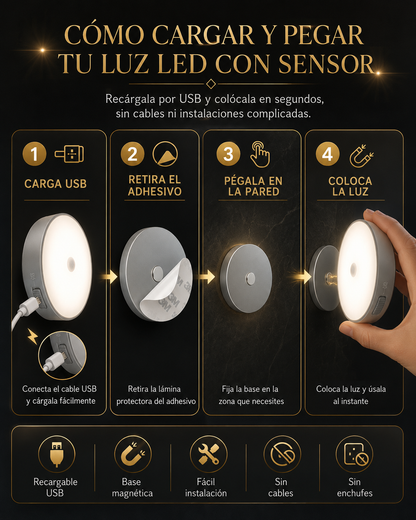 Luz led con sensor Inteligente