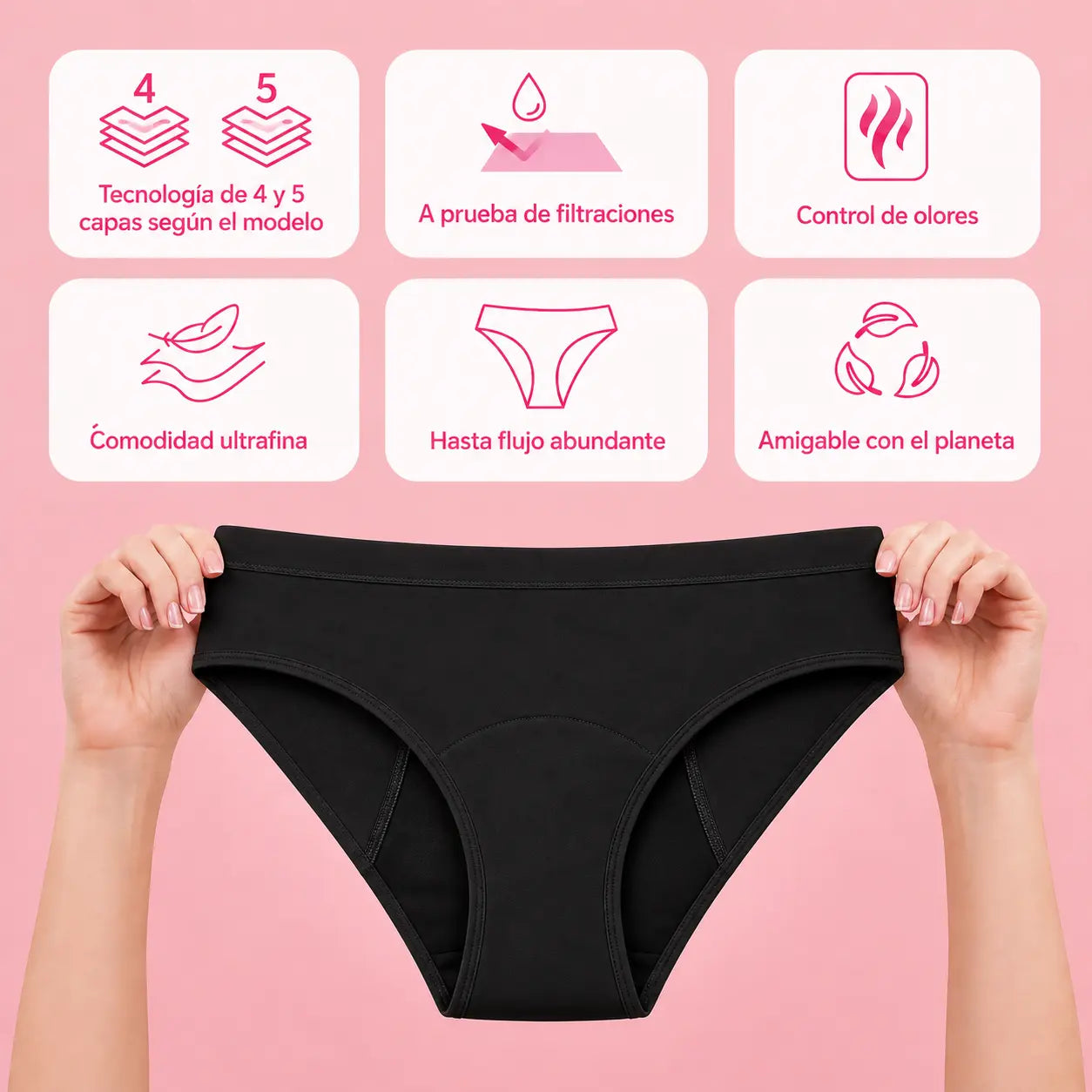 Calzones Menstruales | HOVEA