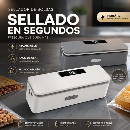 Sellador de Bolsa Portatil