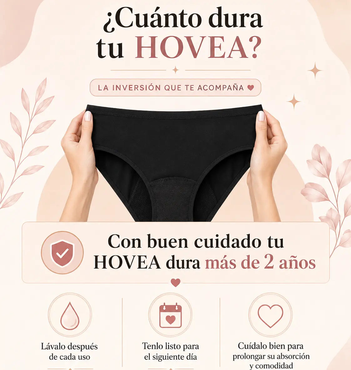 Calzones Menstruales | HOVEA
